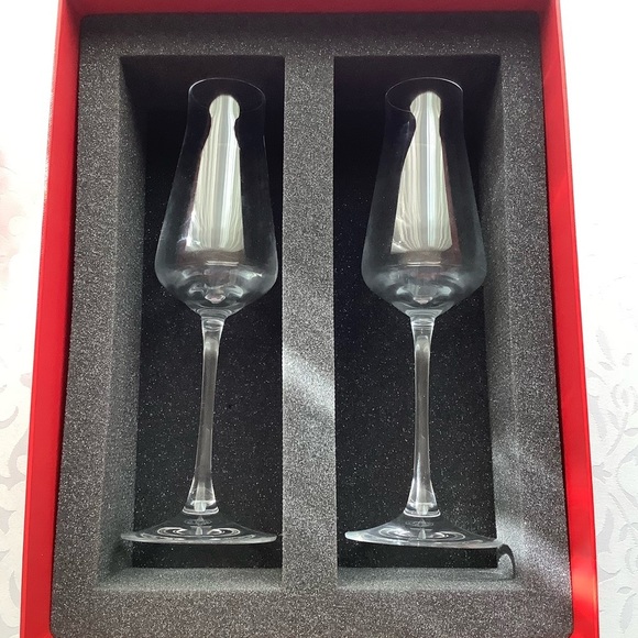 🌟 Host Pick🌟 Chateau Baccarat Crystal Champagne Flute Set of 2🥂 🆕 - Picture 3 of 9